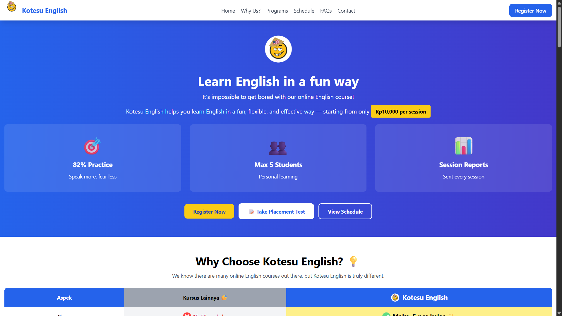 Kotesu English Course
