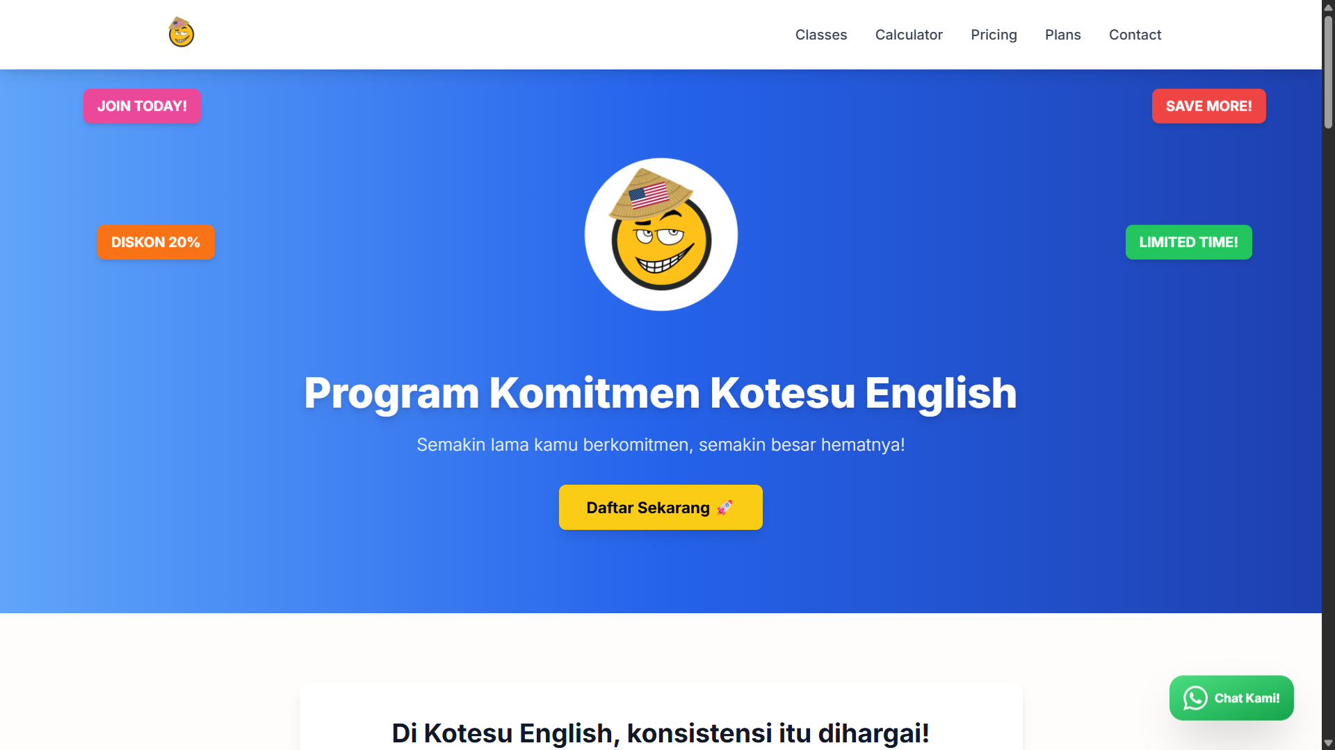 Kotesu English Commitment Program